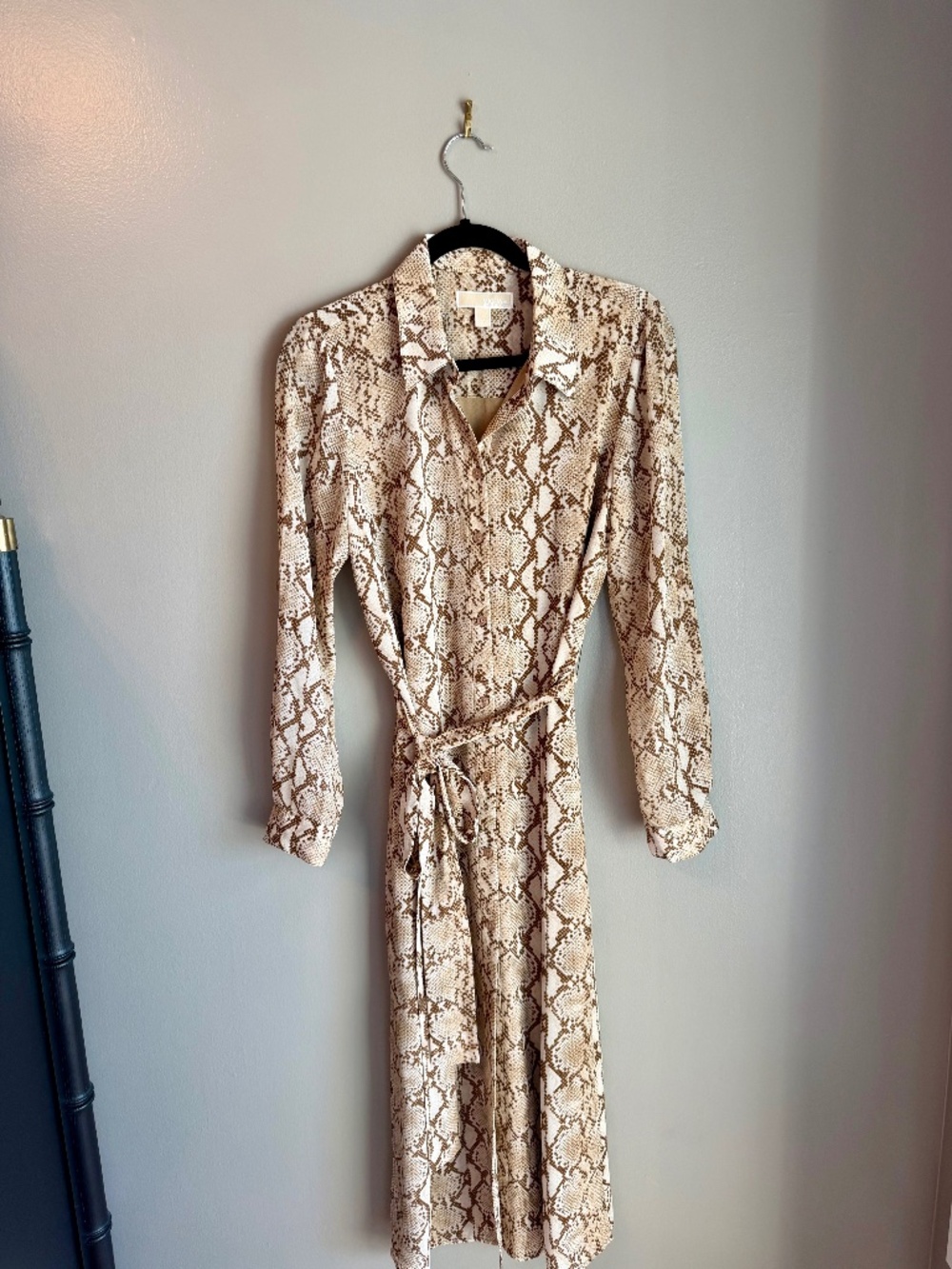 Michael Kors Lightweight Python Print Dress